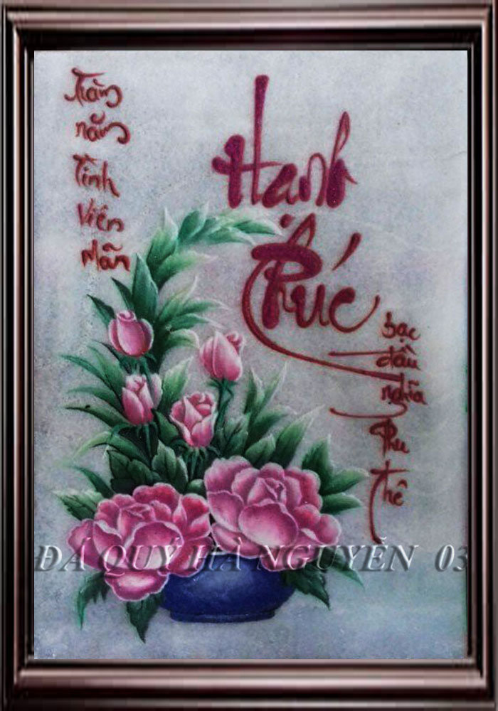 tranh đá quý quà tặng đám cưới