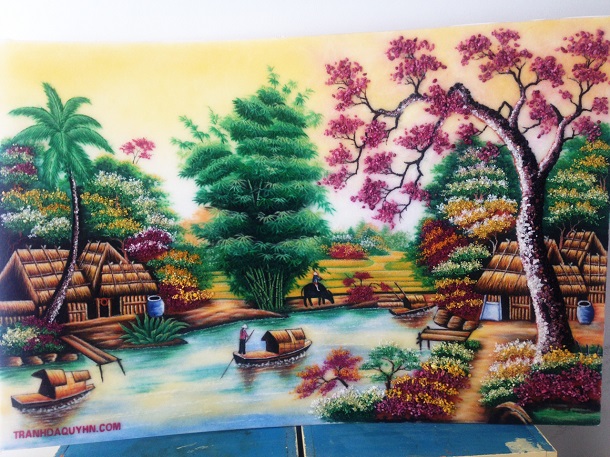 Tranh đá quý hn - tranh phong cảnh PC805