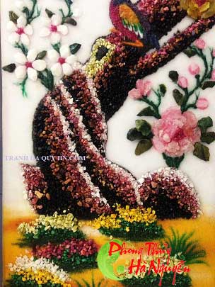 bộ tứ quý hồng cúc trúc mai