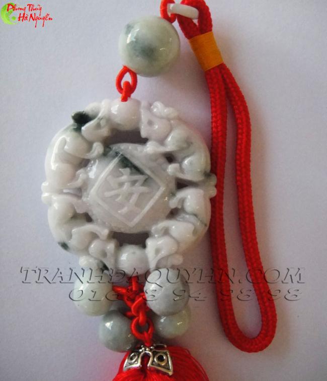 Khánh treo xe mặt ngọc đá  phong thủy- vật phẩm phong thủy hà nguyễn