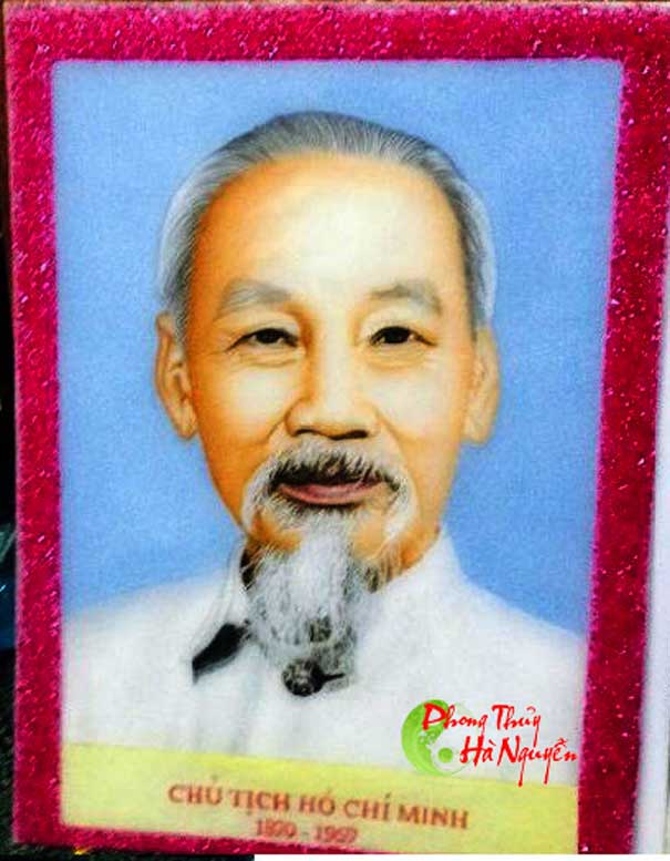 tranh đá quý chân dung Bác Hồ