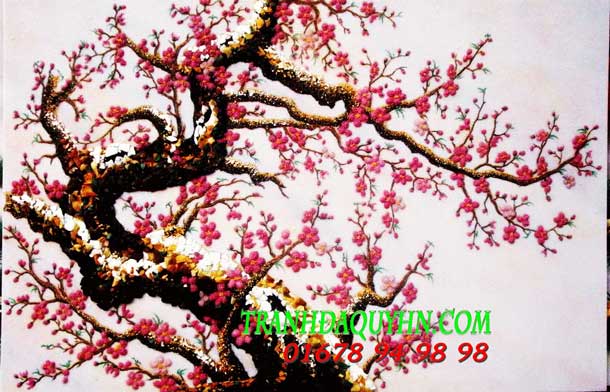 Quà tết - tranh đá quý hà nguyễn