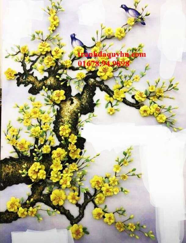Tranh đá quý mai thế