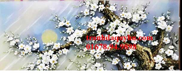 tranh đá quý hoa mai thế rồng