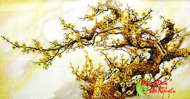 Tranh đá quý mai thế đuôi rồng