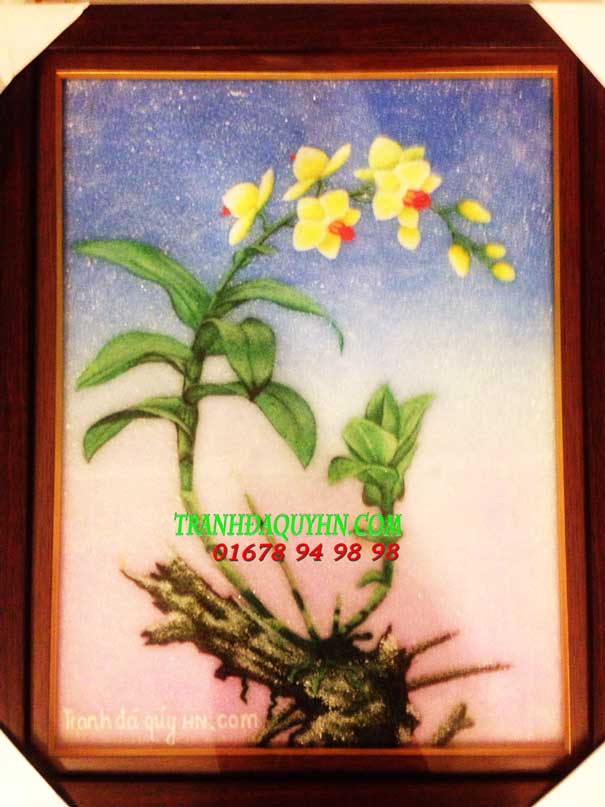 Quà valentine đẹp- tranh đá quý