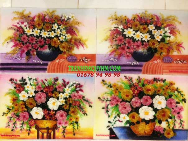Quà tặng doanh nghiệp- tranh đá quý hoa xếp