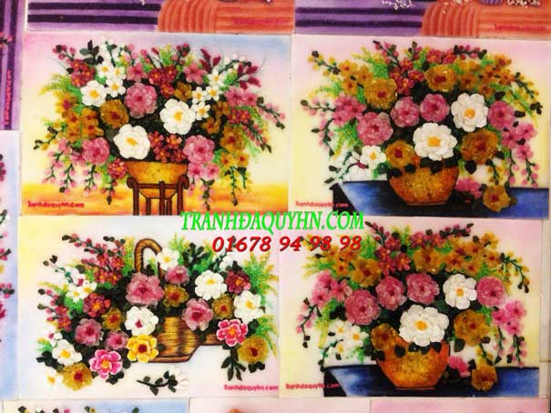 Quà tặng doanh nghiệp- tranh đá quý hoa xếp