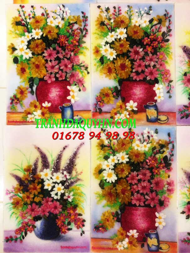 Quà tặng doanh nghiệp- tranh đá quý hoa xếp