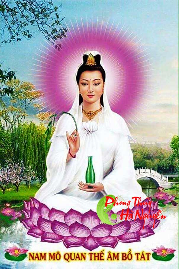 tranh đá quý chân dung quan thế âm bồ tát