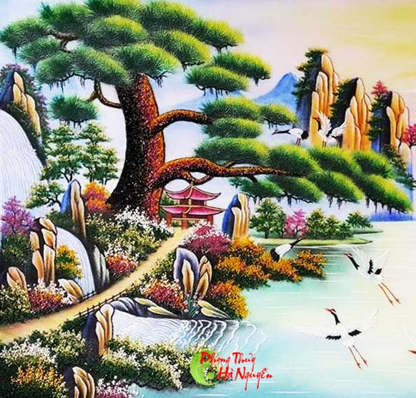 Quà tặng doanh nghiệp ấn tượng - tranh đá quý