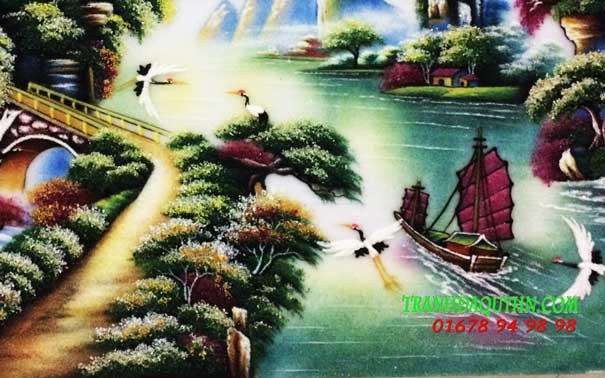 Quà tặng khai trương -  tranh đá quý