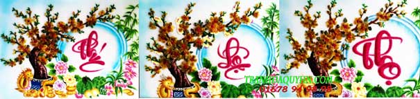 Tranh đá quý quà tặng mừng thọ