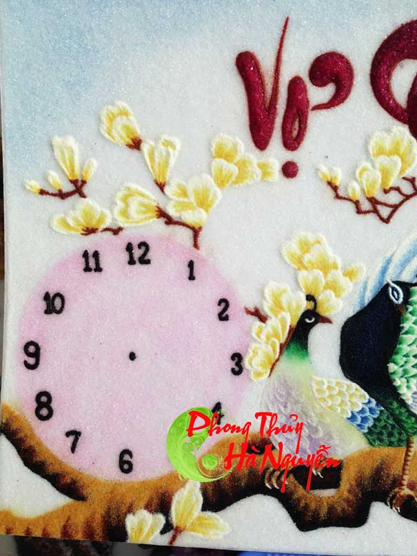 Quà valentine tặng vợ - tranh đá quý