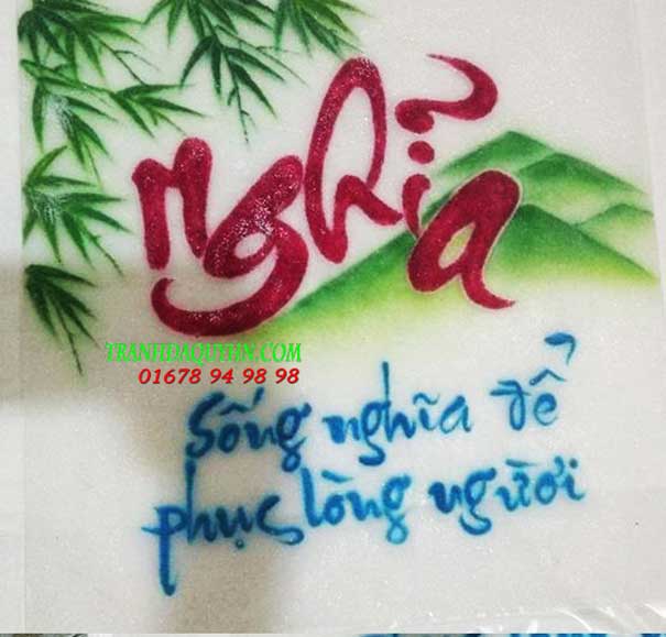 Quà tặng thầy cô giáo - tranh đá quý
