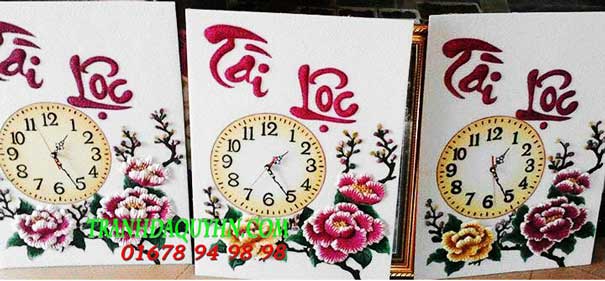 tranh đá quý tranh chữ