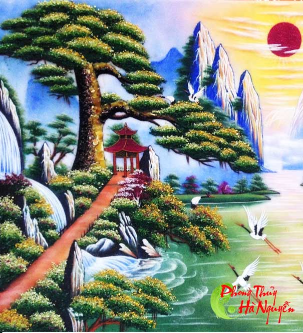 Quà tặng doanh nghiệp - tranh đá quý