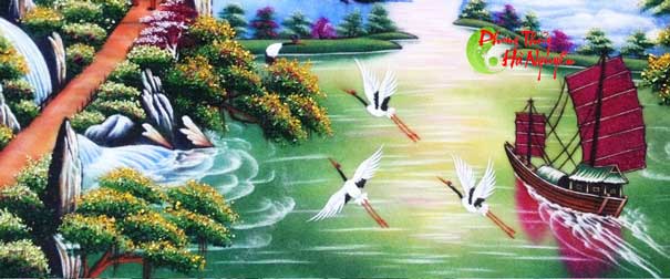 Quà tặng khai trương - tranh đá quý