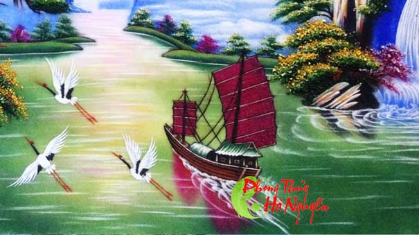 Quà tặng doanh nghiệp - tranh đá quý
