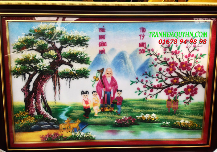 tranh mừng thọ ông