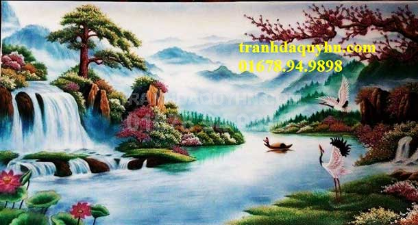 Tranh đá quý phong cảnh non nước NN11 giá 1.250.000 vnđ