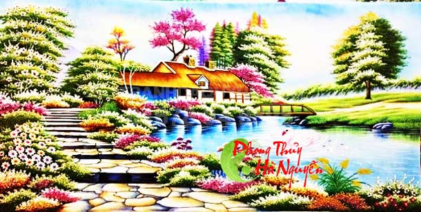Tranh đá quý phong cảnh nước ngoài PCNN10 giá 1.250.000 vnđ