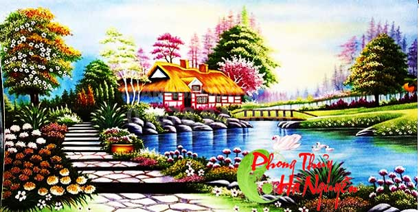 Tranh đá quý phong cảnh nước ngoài PCNN11 giá 5.700.000 vnđ