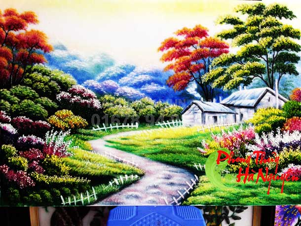 Tranh đá quý phong cảnh nước ngoài PCNN2 giá 3.250.000 vnđ