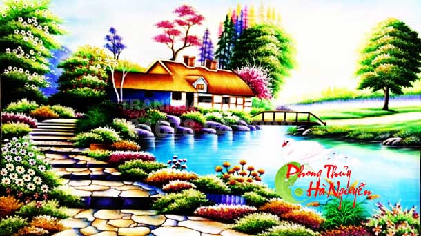 Tranh đá quý phong cảnh nước ngoài PCNN9 giá 3.250.000 vnđ